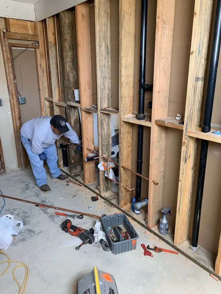Commercial rough-in plumbing for Water Heater Replacement in Brownsburg